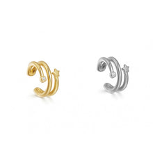 Load image into Gallery viewer, 2019 New Fashion Pearl Ear Cuff Bohemia Stackable C Shaped CZ Rhinestone Small Earcuffs Clip Earrings for Women Wedding Jewelry