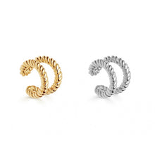 Load image into Gallery viewer, 2019 New Fashion Pearl Ear Cuff Bohemia Stackable C Shaped CZ Rhinestone Small Earcuffs Clip Earrings for Women Wedding Jewelry