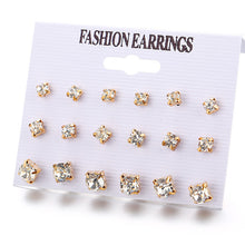 Load image into Gallery viewer, 17KM Women Earrings Set Acrylic Pearl Earrings For Women Bohemian Leopard Tassel Stud Earrings 2020 New Brincos Fashion Jewelry